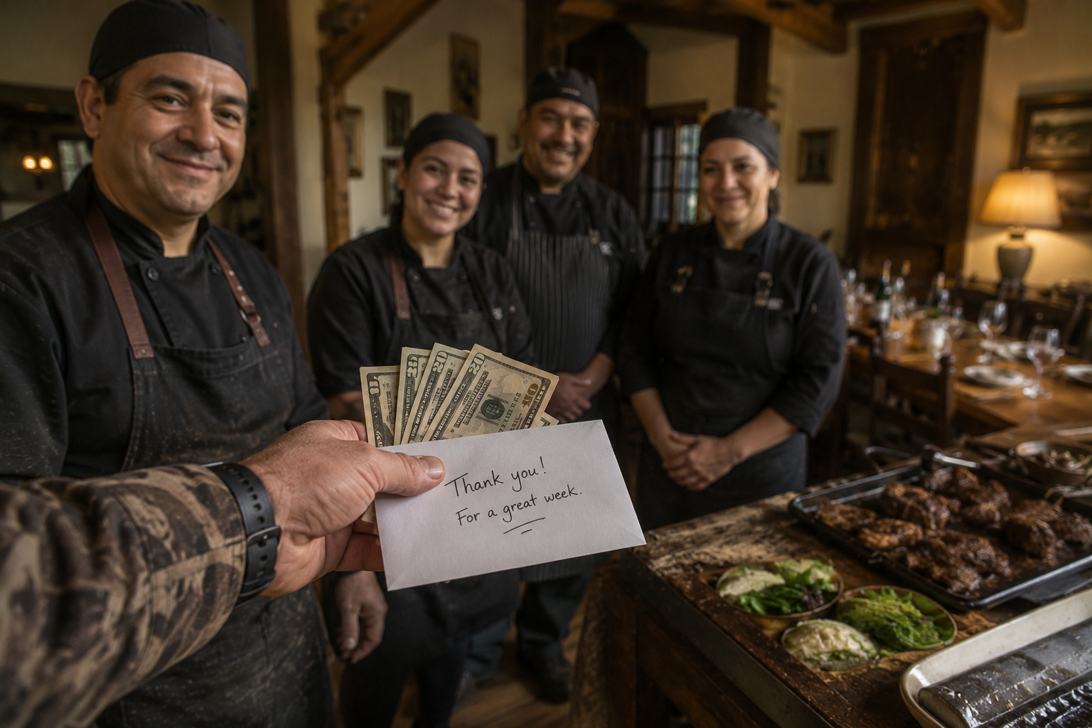Tipping the Culinary Team: Rewarding the Estancia Chefs