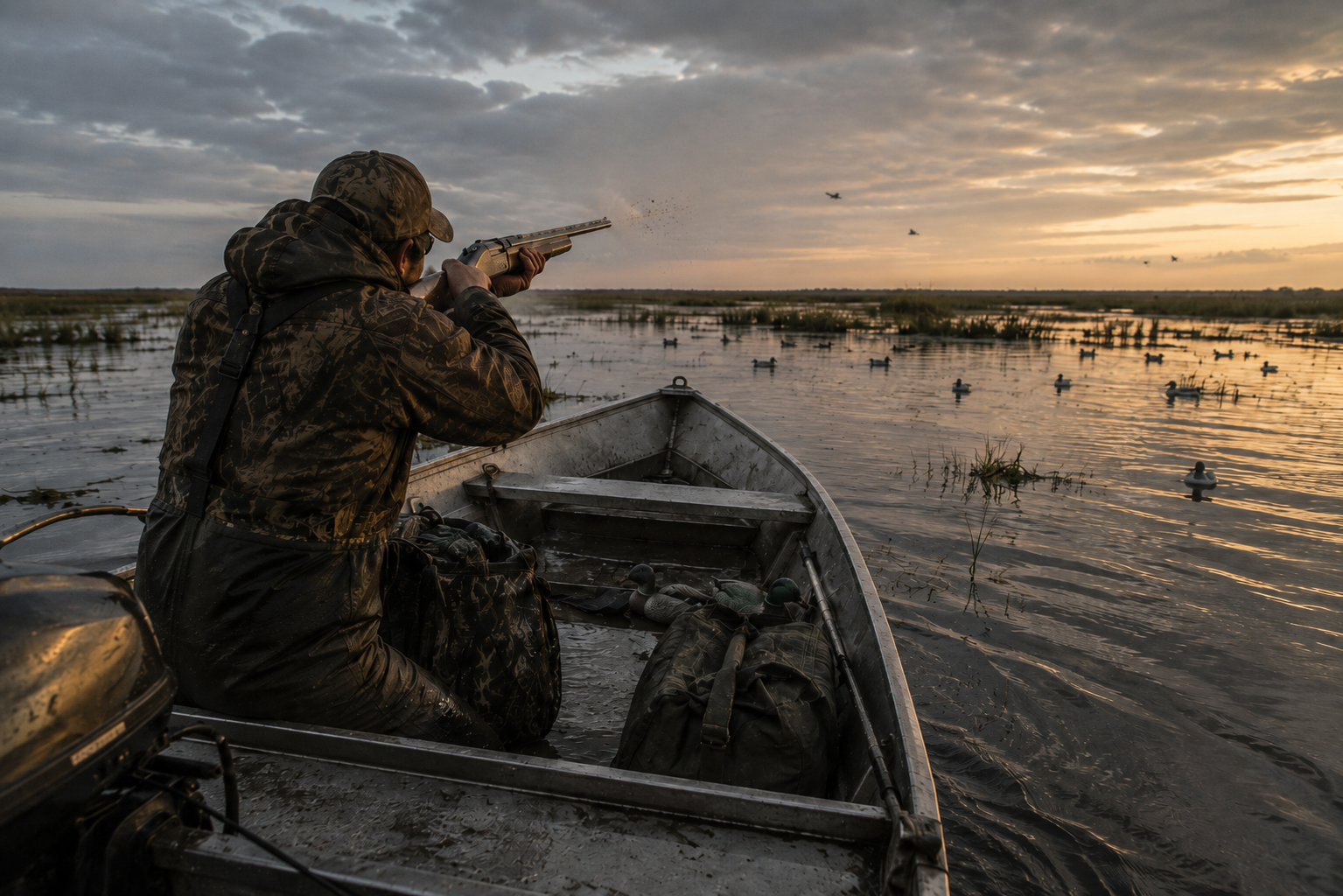 Skiff Dynamics: Shooting Ducks from an Aluminum Boat