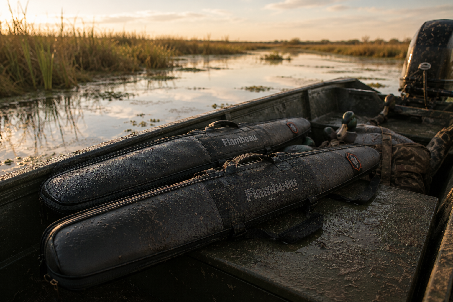 Floating Gun Cases: Protecting Shotguns in the Mud Boat