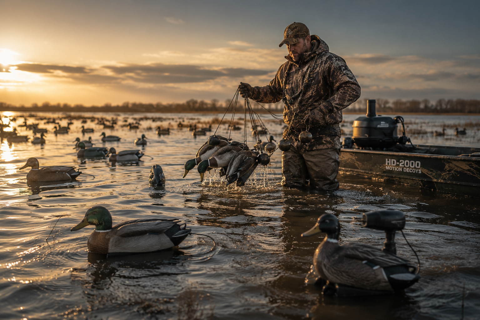 Water Motion Decoys: Using Jerk Strings in the Argentine Marsh